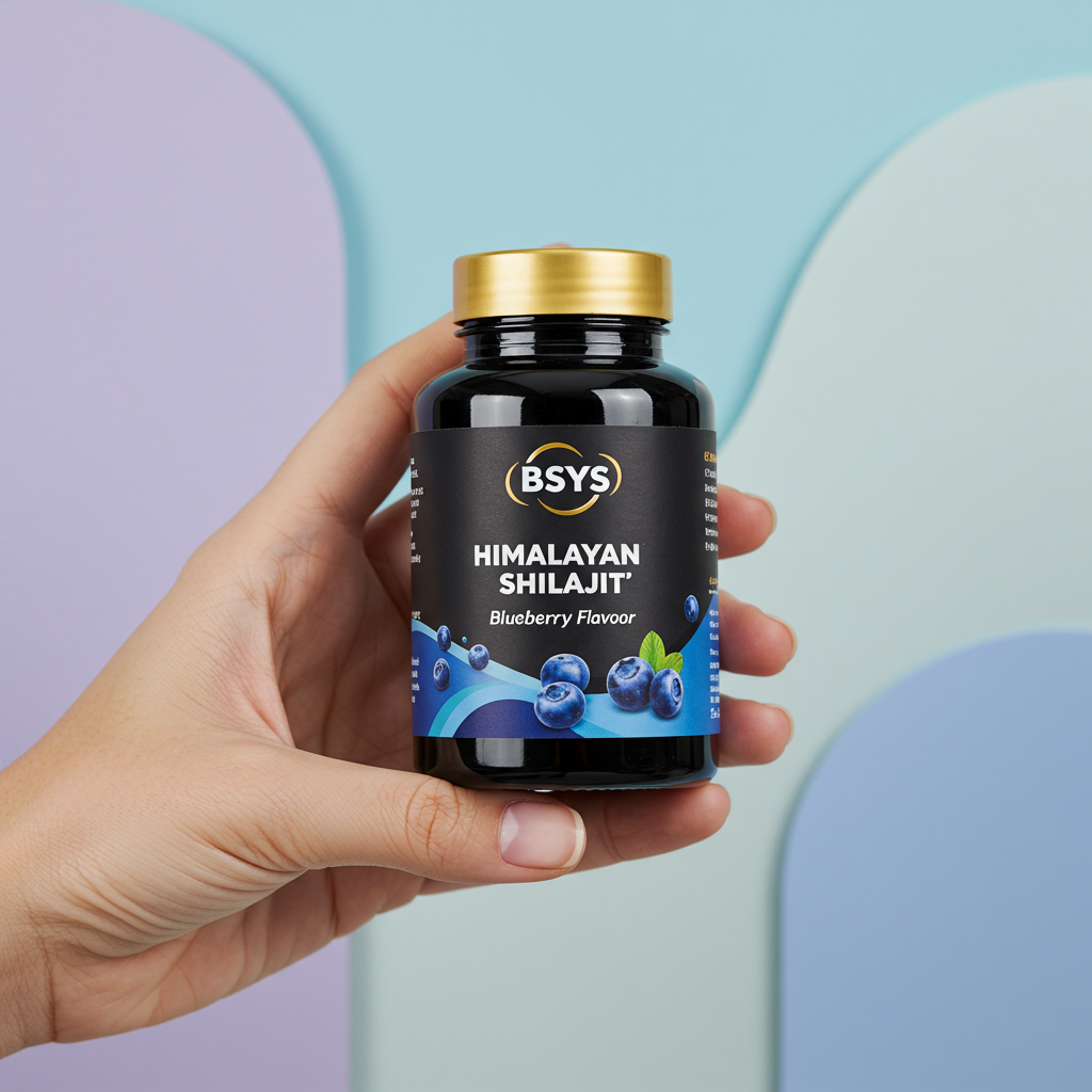 "BSYS Shilajit Gummies™ – Natural Energy & Stamina Support with Ashwagandha & Fulvic Acid – 60 Count"