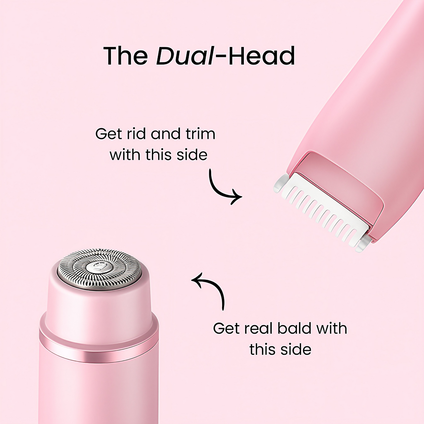 Shoplexia™ AuraSilk — Dual-Head Shaver