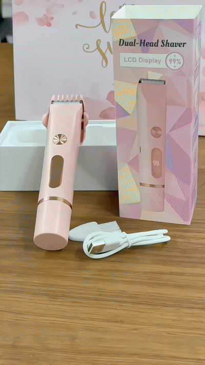 Shoplexia™ AuraSilk — Dual-Head Shaver